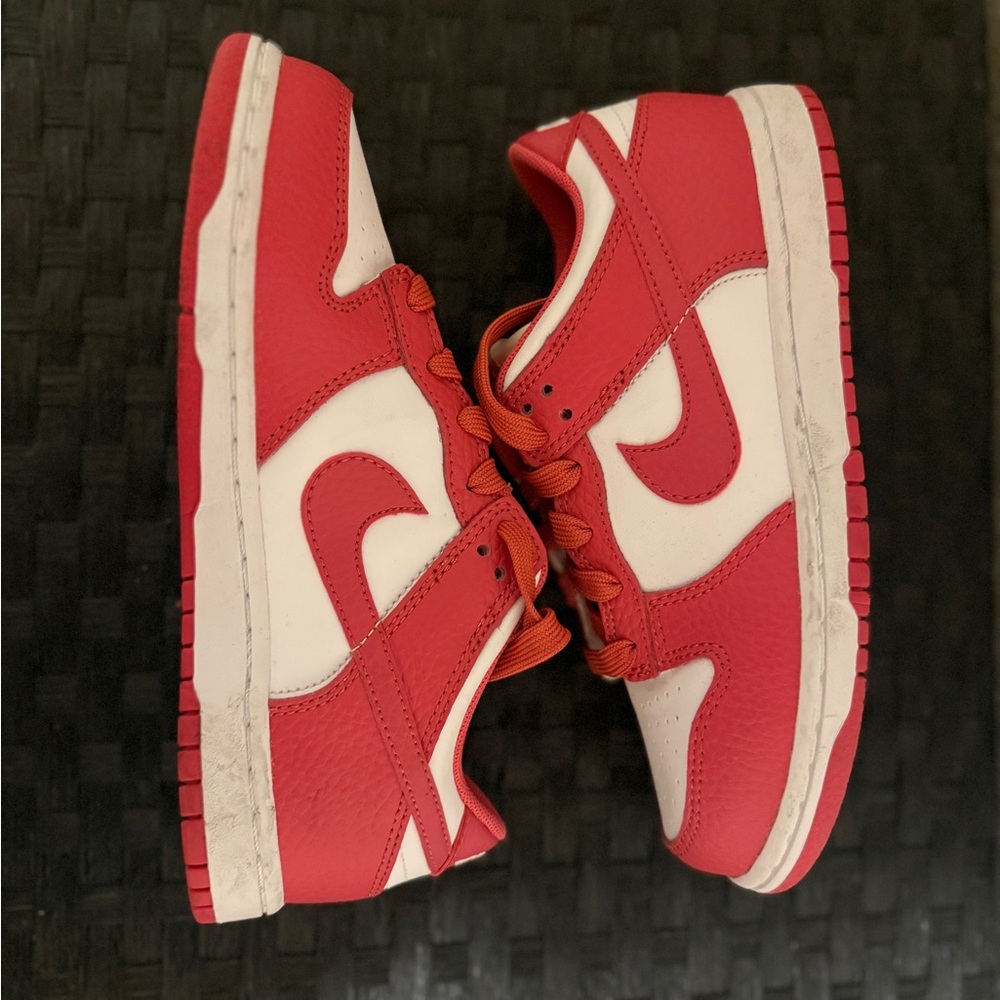 Nike Kids Red and White Sneakers